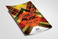 Abstract Music Night Flyer Product Image 2