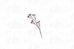 Autumn leaves and branches watercolor clip art pack, png Product Image 15