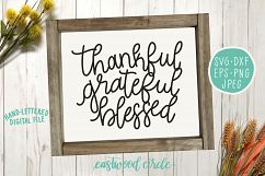 Thanksgiving SVG Bundle - Hand Lettered SVG Files for Signs Product Image 2