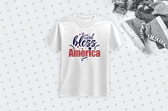 God bless America Quote - svg, eps, ai, cdr, dxf, png, jpg Product Image 2