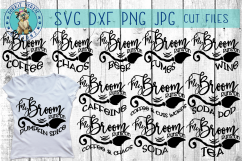 My Broom runs on BUNDLE - Halloween - Witch - SVG Cut file Product Image 1