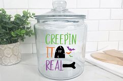 Creepin' It Real SVG Cut File - Halloween SVG EPS PNG DXF Product Image 4