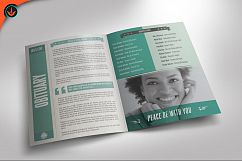 Newspaper Funeral Program Photoshop word Publisher Template Product Image 2