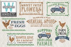 Farmhouse Cutting File KWD177 Product Image 1