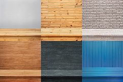 100 Realistic Shelves on Wall. Set 1 Product Image 8