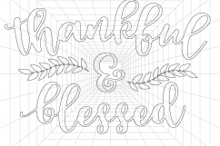 Thankful and blessed SVG - Thanksgiving Svg - Fall Svg Product Image 3