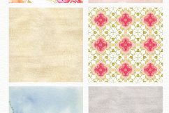 English Garden Watercolor and Glitter Bundle Product Image 11