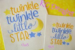 Twinkle Twinkle Little Star Machine Embroidery Design Product Image 1
