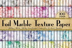 100 Foil Marble Texture Digital Papers 12 x 12 inch Product Image 1