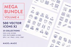 Line Icons - Mega Bundle Vol 1-4 (25% off) Product Image 15