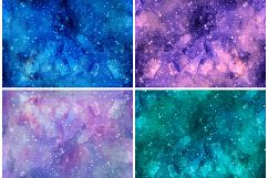 Watercolor Space Seamless Textures Product Image 3