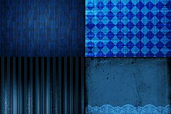 Grunge Blue Digital Paper Product Image 2
