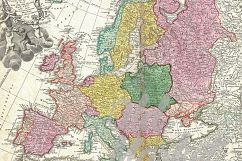 Vintage Maps of Europe Digital Paper Product Image 3