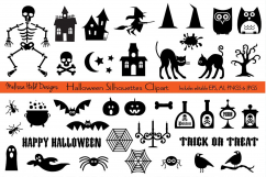 Halloween Silhouettes Clipart Product Image 1