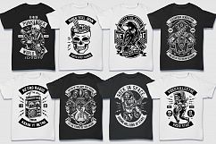 200 Vector Tshirt Designs B/W Concept Product Image 19