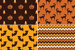 8 Seamless Halloween Patterns - Set 2 Product Image 2
