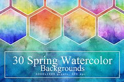  30 Hand Made Watercolor Backgrounds Product Image 1