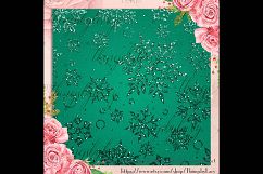 16 Red and Green Glitter Christmas Printable Digital Papers Product Image 5