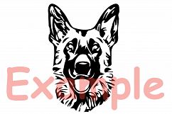 German shepherd USA Flag Glasses SVG 855s Product Image 3