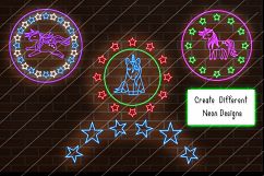 Neon Unicorns, Stars and Rainbows Product Image 3