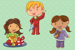 Christmas Morning Clip Art Collection Product Image 4