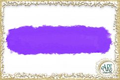 Brush Strokes in Violet Glitter - Digital Clipart 24 of beautiful PNG files Product Image 2