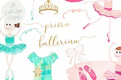 Ballerina &amp; Ballet Clipart Set Product Image 2