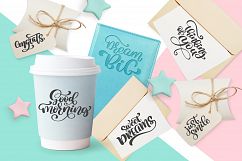 Positive greeting quotes and flourish Product Image 6