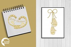 Christmas Critters, Christmas animals clipart, graphics, illustrations AMB-1526 Product Image 5