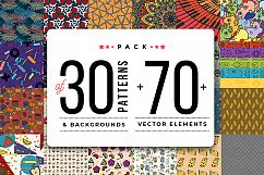 Pack Of 30 Patterns &amp; Backgrounds Product Image 1