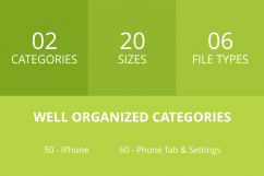 110 Mobile Interface Glyph Inverted Icons Product Image 3