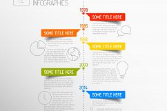 Infographic Timeline Templates Bundle Product Image 9