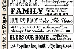 My Family Sign SVG Bundle Product Image 1