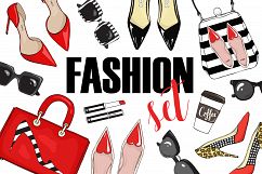 Vector fashion set. Product Image 1