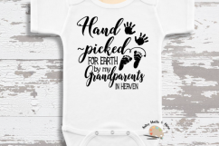 Hand Picked for Earth SVG In Memory of Grandparents svg file Product Image 1