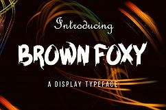 BROWN FOXY Typeface Product Image 2