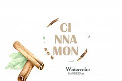 Orange, Mint, Cinnamon. Watercolor Product Image 3