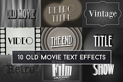Old Movie Title Text Effect Mockup Product Image 1