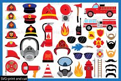 Fireman Props Designs - Clip art / Cutting Files - 57c Product Image 1