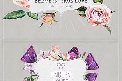 Florist: Watercolor Flowers Set Product Image 4
