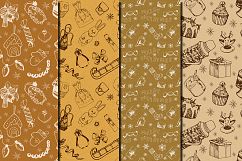 Vintage Christmas Toys seamless digital paper pack Product Image 5