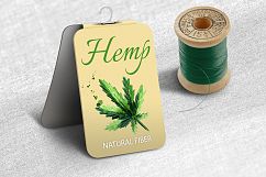 HEMP bundle. Hand painted watercolor Product Image 5