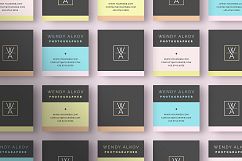 Square Stylish Business Card - BC082 Product Image 3