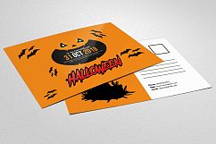 Halloween Party Invitation Postcard Product Image 1