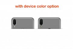 Asus Zenfone Max pro M1 3D Case Design Mockup Back View Product Image 5