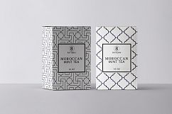 8 Seamless Moroccan Patterns - Cobalt Blue &amp; White Product Image 3