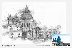 Pencil Sketch Art Photoshop Action Product Image 17