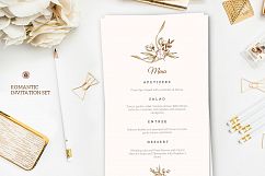 Romantic Wedding Invitation Set Product Image 5