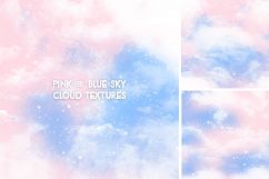 Sky Cloud Textures Pink and Blue Product Image 4