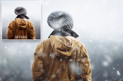 Snow Photoshop Action Product Image 5